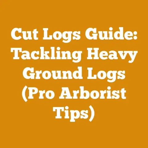Cut Logs Guide: Tackling Heavy Ground Logs (Pro Arborist Tips)