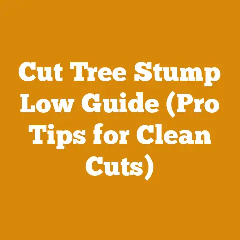 Cut Tree Stump Low Guide (Pro Tips for Clean Cuts)