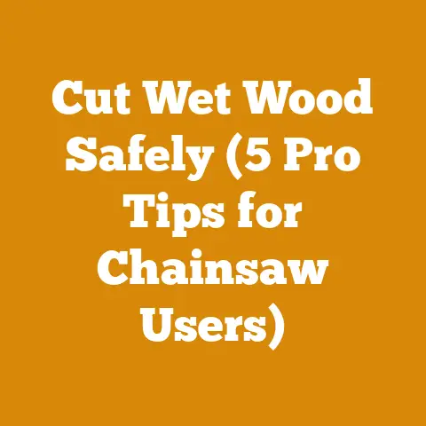 Cut Wet Wood Safely (5 Pro Tips for Chainsaw Users)