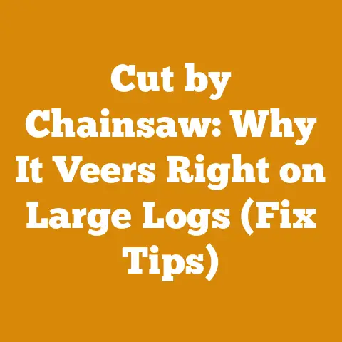 Cut by Chainsaw: Why It Veers Right on Large Logs (Fix Tips)