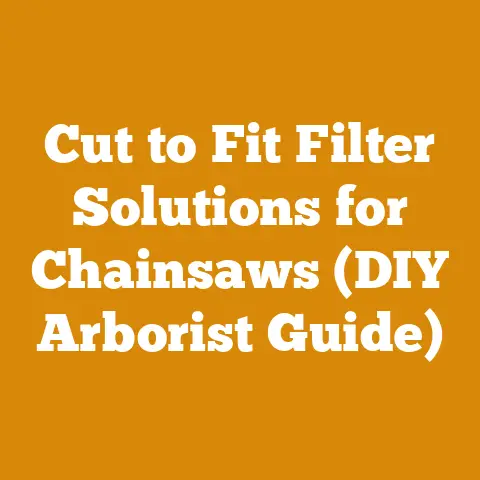 Cut to Fit Filter Solutions for Chainsaws (DIY Arborist Guide)