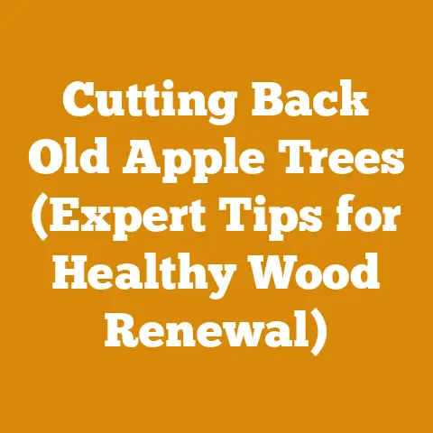 Cutting Back Old Apple Trees (Expert Tips for Healthy Wood Renewal)