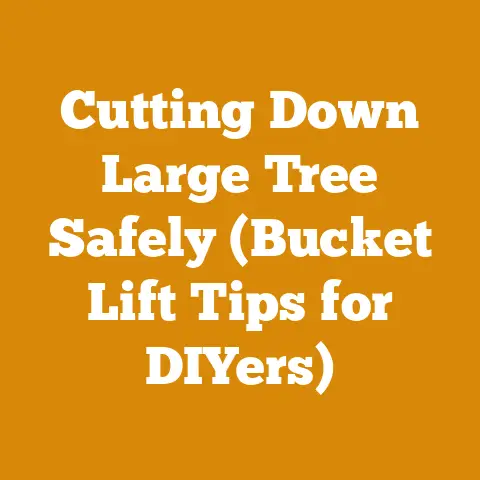 Cutting Down Large Tree Safely (Bucket Lift Tips for DIYers)