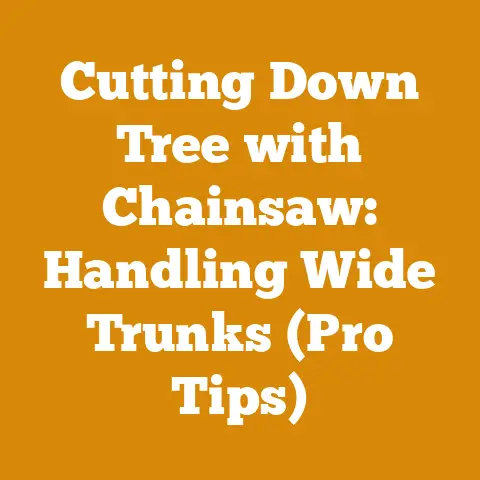 Cutting Down Tree with Chainsaw: Handling Wide Trunks (Pro Tips)