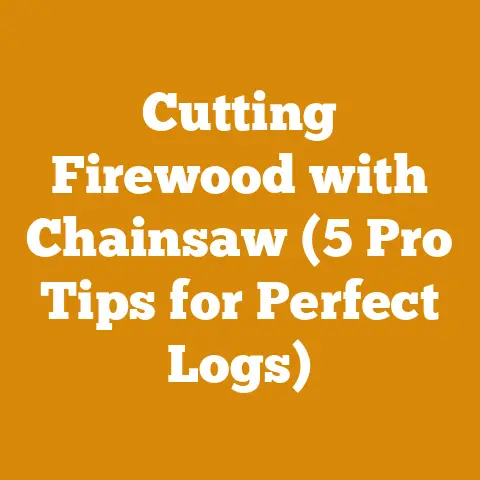 Cutting Firewood with Chainsaw (5 Pro Tips for Perfect Logs)
