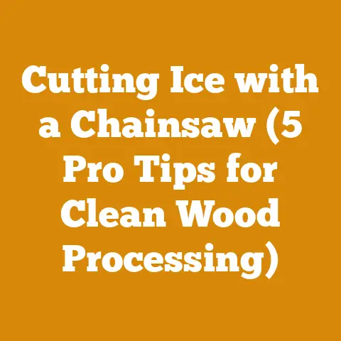 Cutting Ice with a Chainsaw (5 Pro Tips for Clean Wood Processing)