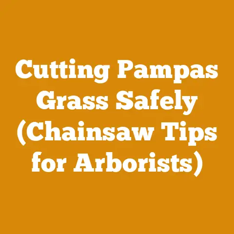 Cutting Pampas Grass Safely (Chainsaw Tips for Arborists)