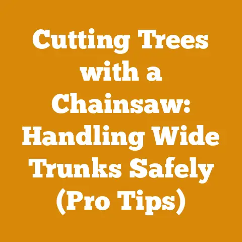 Cutting Trees with a Chainsaw: Handling Wide Trunks Safely (Pro Tips)