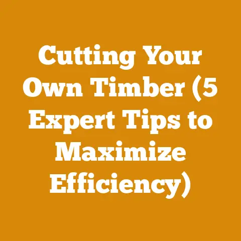 Cutting Your Own Timber (5 Expert Tips to Maximize Efficiency)