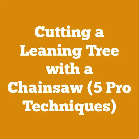 Cutting a Leaning Tree with a Chainsaw (5 Pro Techniques)
