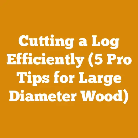 Cutting a Log Efficiently (5 Pro Tips for Large Diameter Wood)