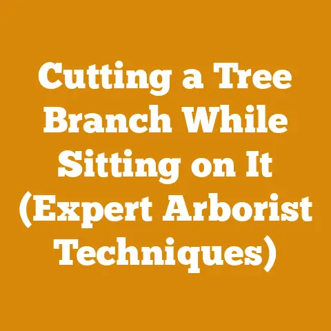 Cutting a Tree Branch While Sitting on It (Expert Arborist Techniques)
