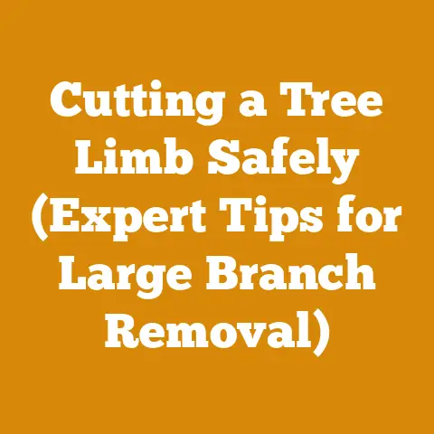 Cutting a Tree Limb Safely (Expert Tips for Large Branch Removal)