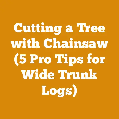 Cutting a Tree with Chainsaw (5 Pro Tips for Wide Trunk Logs)