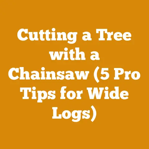 Cutting a Tree with a Chainsaw (5 Pro Tips for Wide Logs)