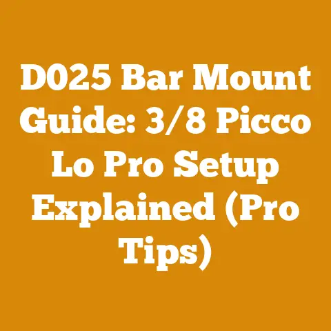 D025 Bar Mount Guide: 3/8 Picco Lo Pro Setup Explained (Pro Tips)