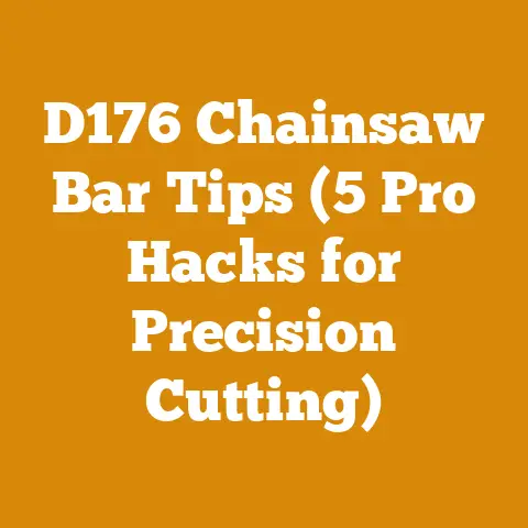 D176 Chainsaw Bar Tips (5 Pro Hacks for Precision Cutting)