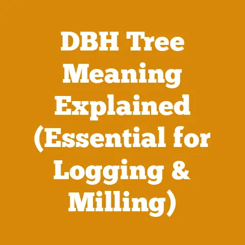 DBH Tree Meaning Explained (Essential for Logging & Milling)