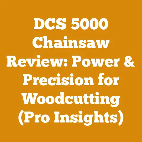DCS 5000 Chainsaw Review: Power & Precision for Woodcutting (Pro Insights)