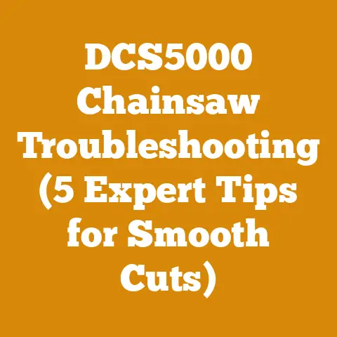 DCS5000 Chainsaw Troubleshooting (5 Expert Tips for Smooth Cuts)