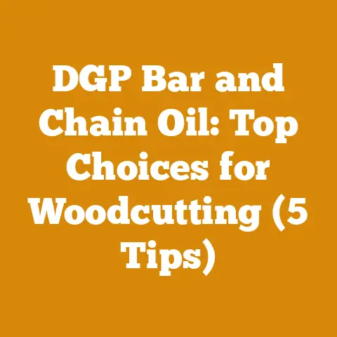 DGP Bar and Chain Oil: Top Choices for Woodcutting (5 Tips)