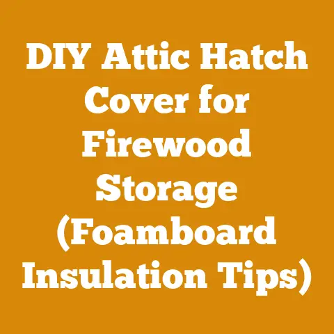 DIY Attic Hatch Cover for Firewood Storage (Foamboard Insulation Tips)