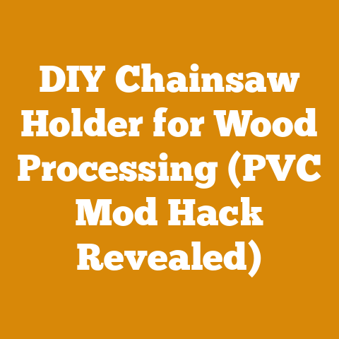 DIY Chainsaw Holder for Wood Processing (PVC Mod Hack Revealed)
