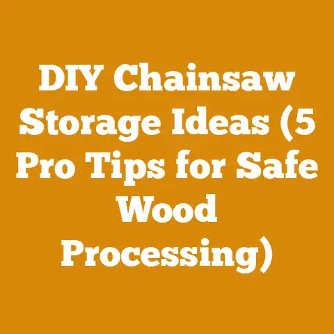 DIY Chainsaw Storage Ideas (5 Pro Tips for Safe Wood Processing)