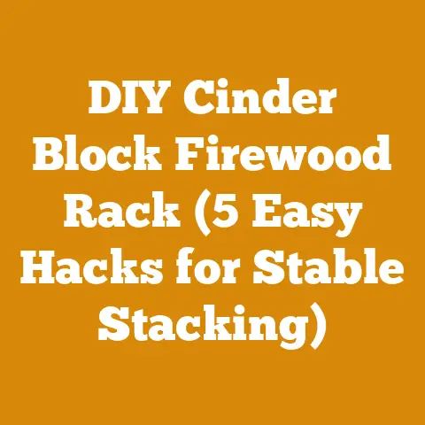 DIY Cinder Block Firewood Rack (5 Easy Hacks for Stable Stacking)