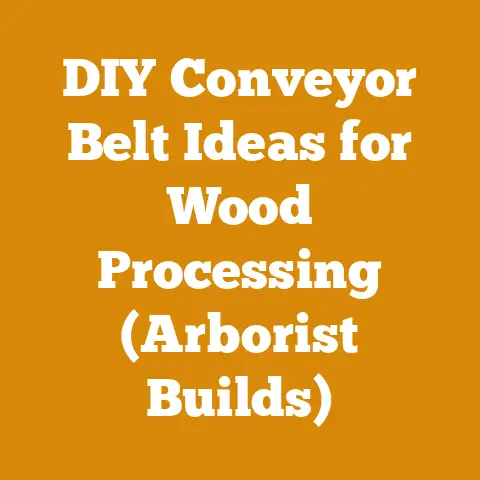 DIY Conveyor Belt Ideas for Wood Processing (Arborist Builds)