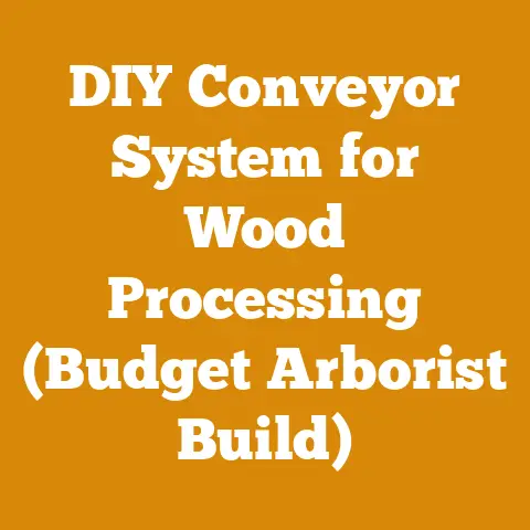 DIY Conveyor System for Wood Processing (Budget Arborist Build)