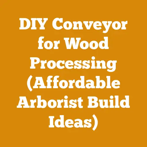 DIY Conveyor for Wood Processing (Affordable Arborist Build Ideas)