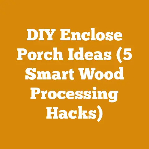 DIY Enclose Porch Ideas (5 Smart Wood Processing Hacks)