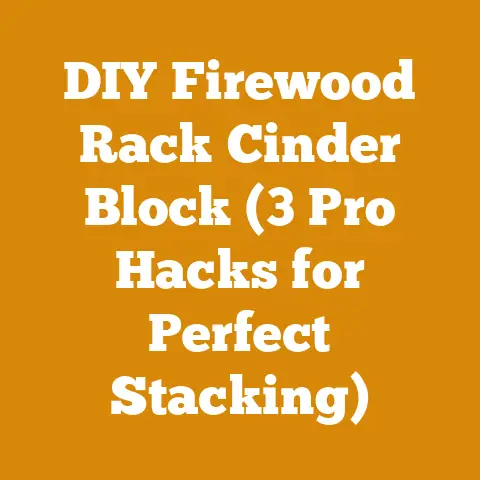 DIY Firewood Rack Cinder Block (3 Pro Hacks for Perfect Stacking)