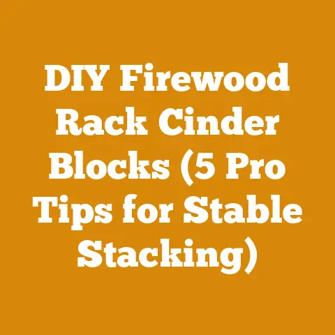 DIY Firewood Rack Cinder Blocks (5 Pro Tips for Stable Stacking)