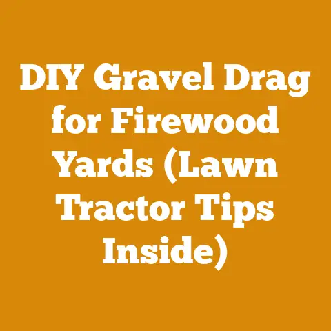 DIY Gravel Drag for Firewood Yards (Lawn Tractor Tips Inside)