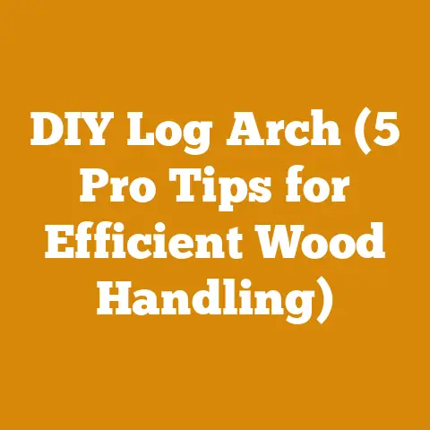 DIY Log Arch (5 Pro Tips for Efficient Wood Handling)