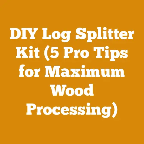 DIY Log Splitter Kit (5 Pro Tips for Maximum Wood Processing)