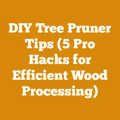 DIY Tree Pruner Tips (5 Pro Hacks for Efficient Wood Processing)