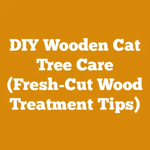 DIY Wooden Cat Tree Care (Fresh-Cut Wood Treatment Tips)