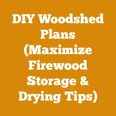 DIY Woodshed Plans (Maximize Firewood Storage & Drying Tips)