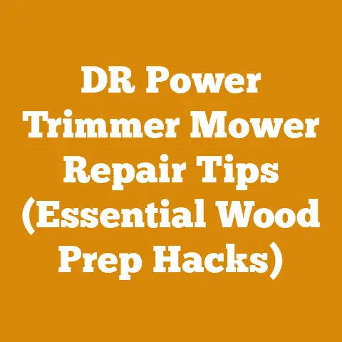 DR Power Trimmer Mower Repair Tips (Essential Wood Prep Hacks)