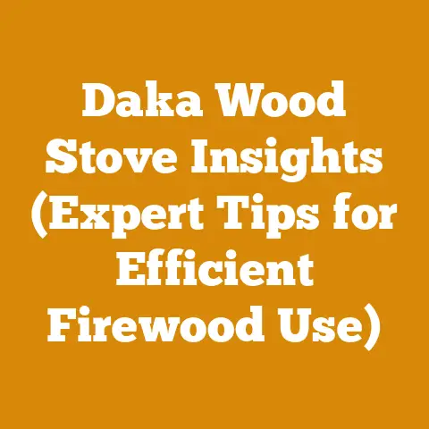 Daka Wood Stove Insights (Expert Tips for Efficient Firewood Use)