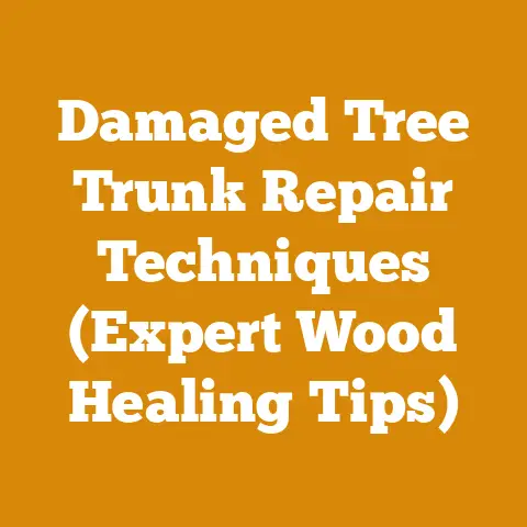 Damaged Tree Trunk Repair Techniques (Expert Wood Healing Tips)