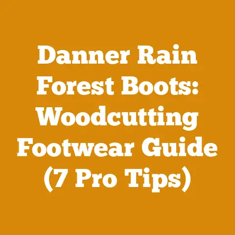 Danner Rain Forest Boots: Woodcutting Footwear Guide (7 Pro Tips)