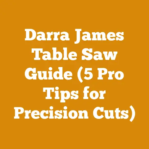 Darra James Table Saw Guide (5 Pro Tips for Precision Cuts)
