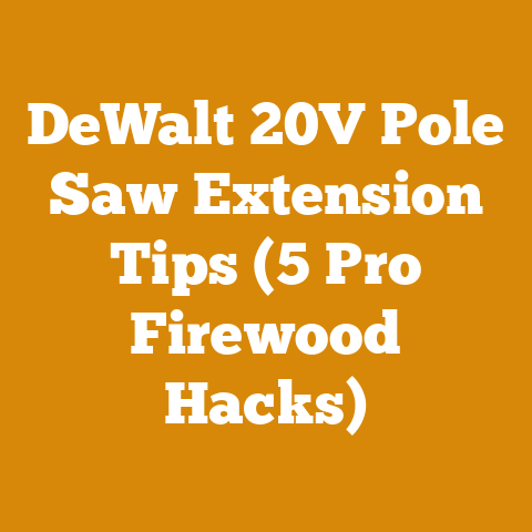DeWalt 20V Pole Saw Extension Tips (5 Pro Firewood Hacks)