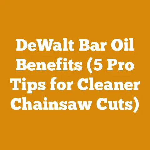 DeWalt Bar Oil Benefits (5 Pro Tips for Cleaner Chainsaw Cuts)