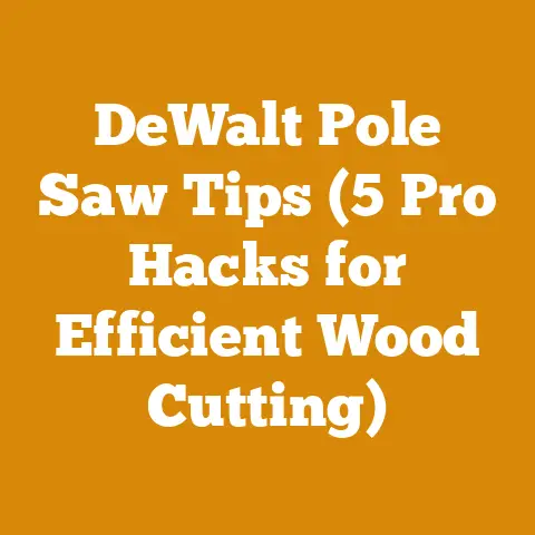 DeWalt Pole Saw Tips (5 Pro Hacks for Efficient Wood Cutting)