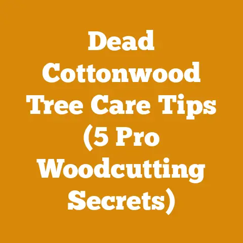 Dead Cottonwood Tree Care Tips (5 Pro Woodcutting Secrets)